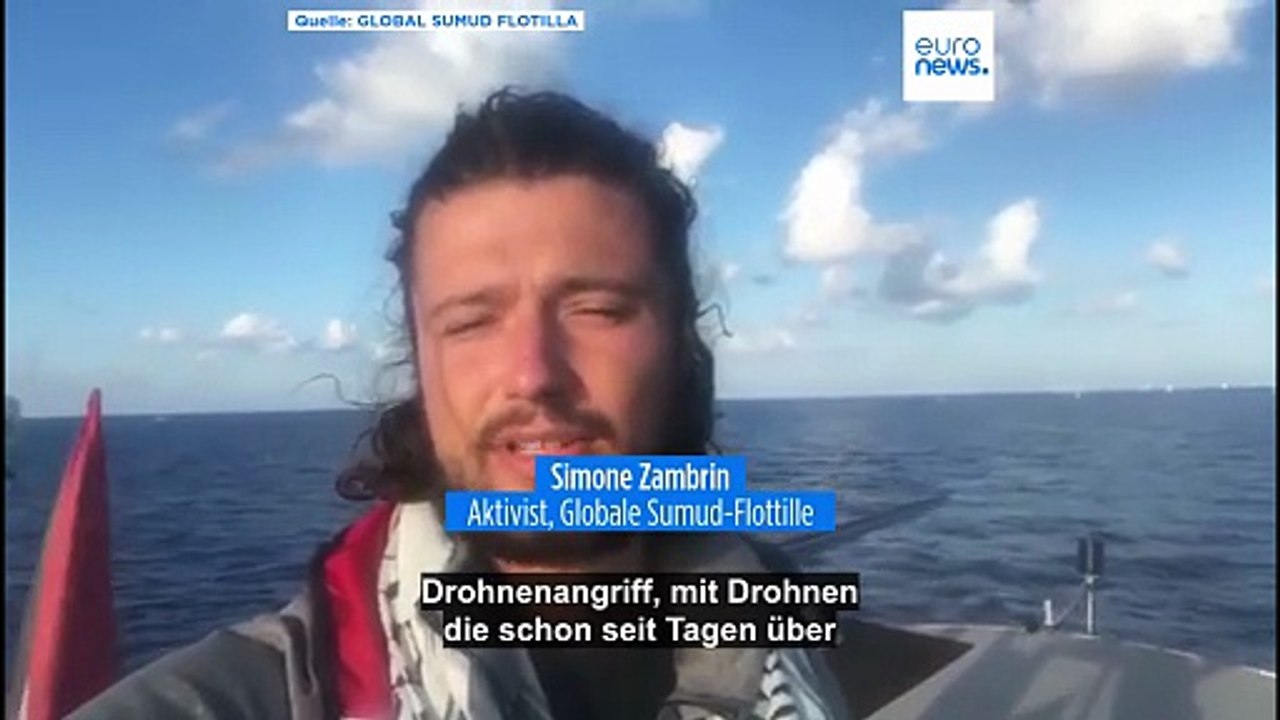 Hilfsflotte für Gaza unter Beschuss – Aktivisten berichten von Drohnen und Explosionen