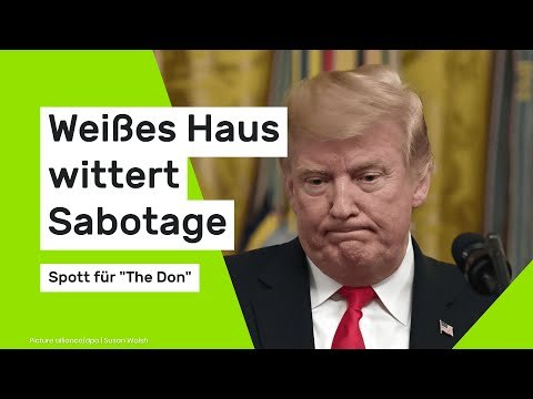 Donald Trump: Spott für The Don nach Rolltreppen-Panne - Weißes Haus wittert Sabotage