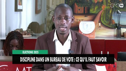 [#Reportage] Elections 2025 : Discipline dans un bureau de vote : ce qu’il faut savoir