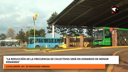 La reducción de la frecuencia de colectivos será en horarios de menor demanda