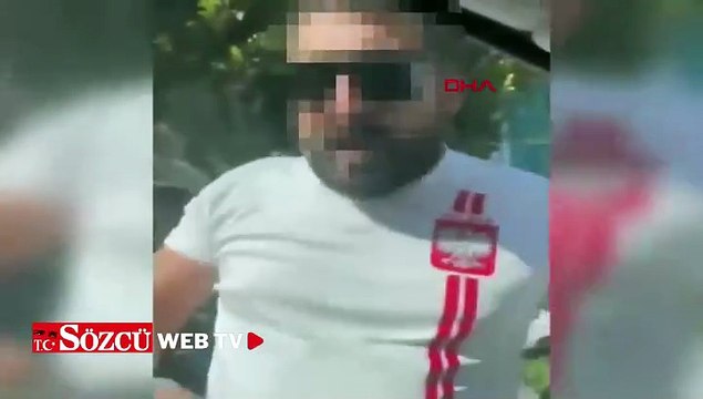 Tartıştığı sürücünün önünü kesip aracının camını yumrukladı