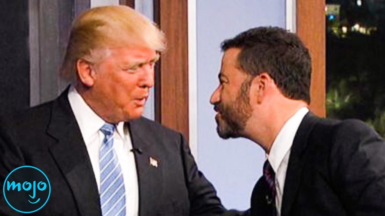 Top 10 Celebrities Who HATE Jimmy Kimmel
