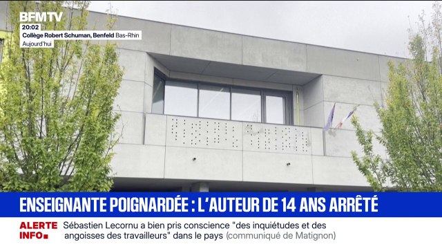 Enseignante poignardée en classe dans le Bas-Rhin: un mineur arrêté