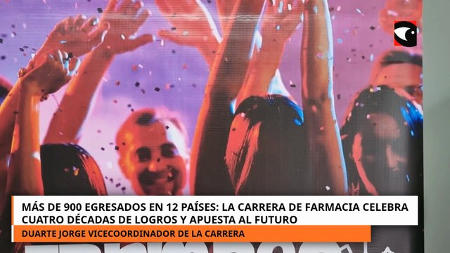 Con más de 900 egresados en 12 países la carrera de Farmacia celebra cuatro décadas