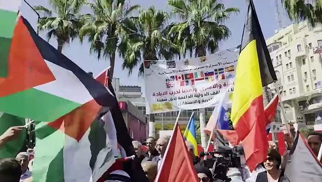 Palestinos celebran en Ramala el reconocimiento de su Estado por países occidentales