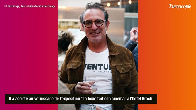 Jean Dujardin réapparaît en soirée : le père des filles de Nathalie Péchalat célèbre une autre passion que le cinéma avec Philippe Caverivière