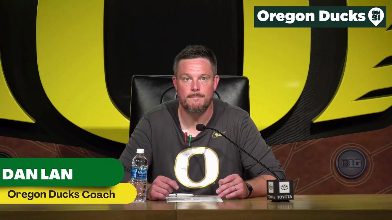 Oregon Ducks Coach Dan Lanning discusses having good practice is the key to success