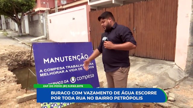 Manutenção da Compesa: Impactos e Desafios para os Moradores da Rua Silveira Martins, bairro Petrópolis