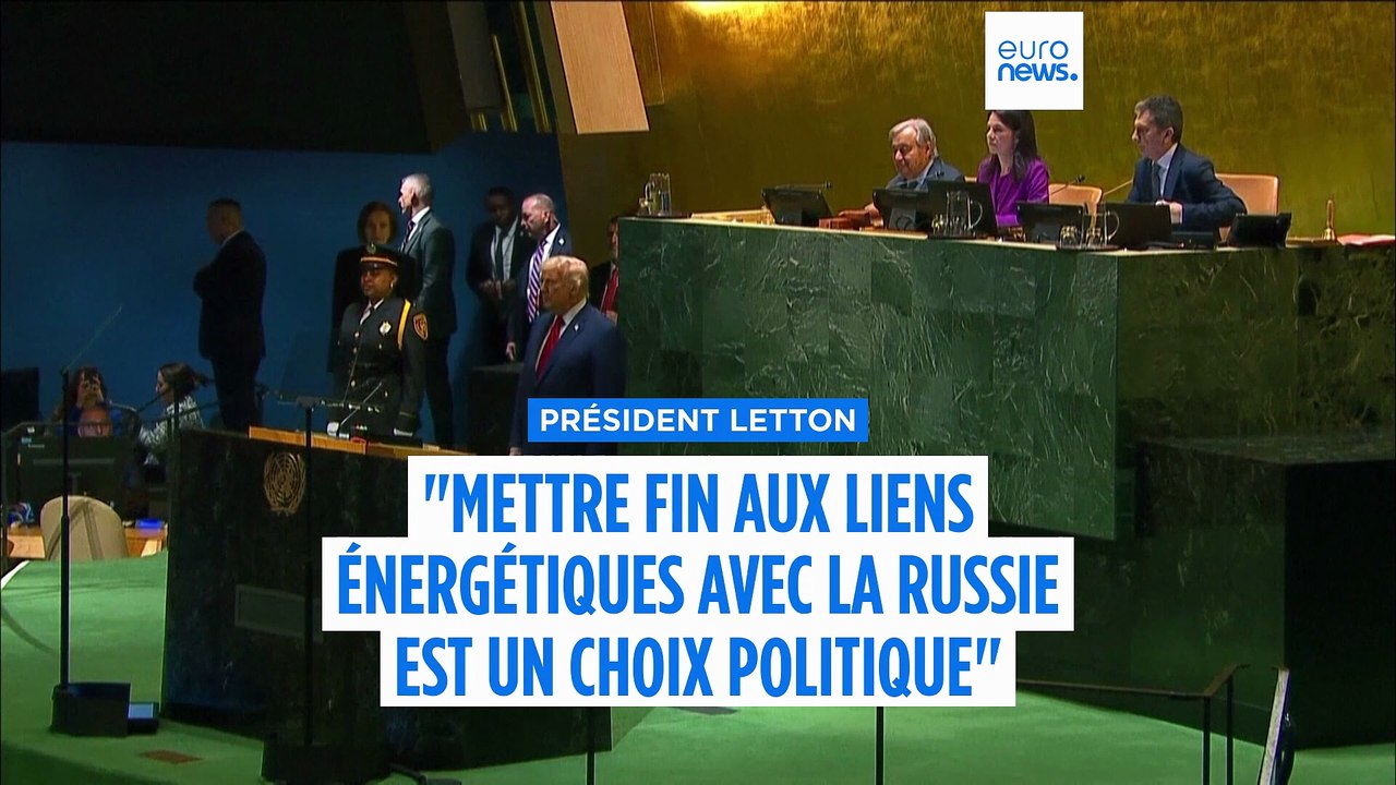 Président letton : "Mettre fin aux liens énergé...