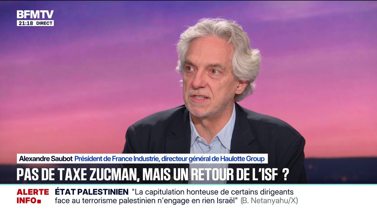 Économie: "Toutes les idées que j'entends me font penser à des boniments qui vont affaiblir la France", dénonce Alexandre Saubot, président de France Industrie