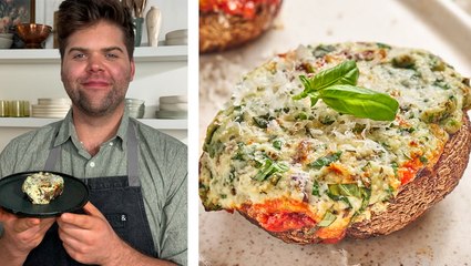 How to Make Cheese-&-Spinach-Stuffed Portobellos