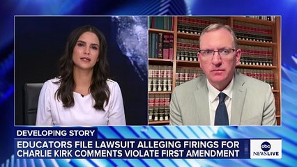 Educators fired after Charlie Kirk posts file lawsuits, alleged free speech violations