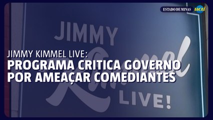 Em volta de programa, Jimmy Kimmel critica o governo dos EUA por ameaçar comediantes