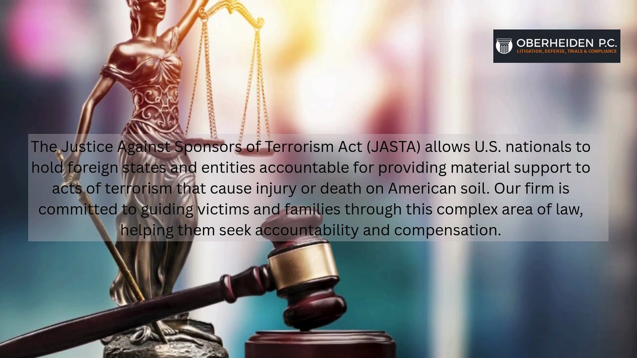 Oberheiden P.C. – JASTA Lawsuit Attorneys for Terrorism Victims