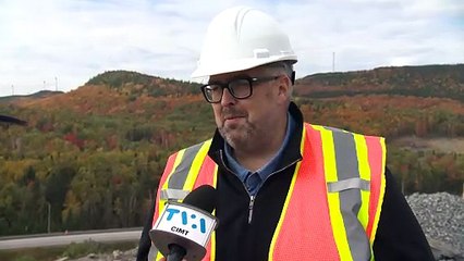 Visite du chantier de l'A-85 : le dernier tronçon, de la dernière phase