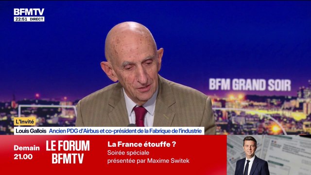 Économie: À la veille d'un budget, chacun montre ses muscles [...] les syndicats le font, le patronat le fait , souligne Louis Gallois, ancien PDG d'Airbus