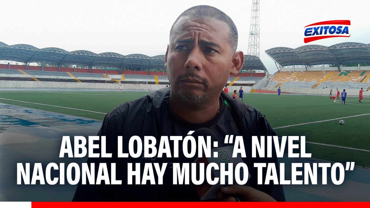 Abel Lobatón: Es importante poner jóvenes en los clubes para que salgan buenos jugadores, a nivel nacional hay mucho talento