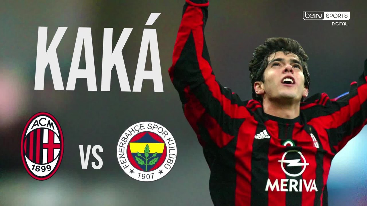 Kaká Scores for AC Milan vs Fenerbahçe Champions League 2005  | Best Champions League Goals