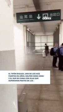 Tifón Ragasa azota Hong Kong tras devastar Taiwán y Filipinas