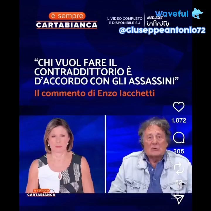 e sempre carta bianca ospite Enzo iacchetti