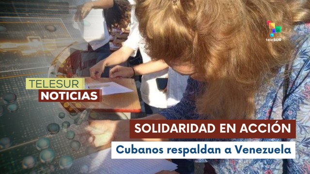 Cuba recoge firmas en apoyo a Venezuela tras amenazas militares de EE.UU.