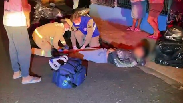 Entregador fica ferido em colisão entre motos no Bairro Interlagos