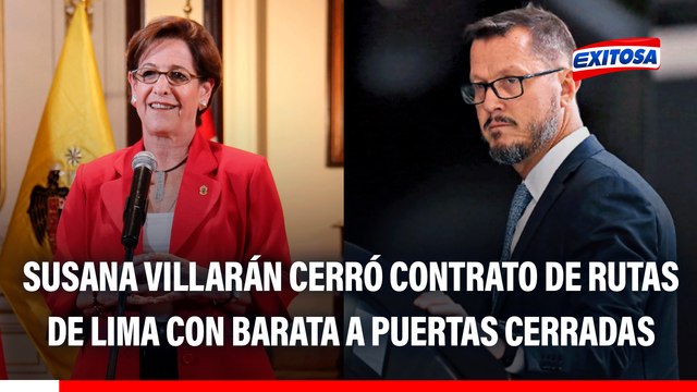 Susana Villarán cerró contrato de Rutas de Lima con Barata a puertas cerradas, señala exregidor