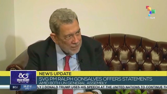 SVG PM Ralph Gonsalves offers statements amid 80th UN General Assembly