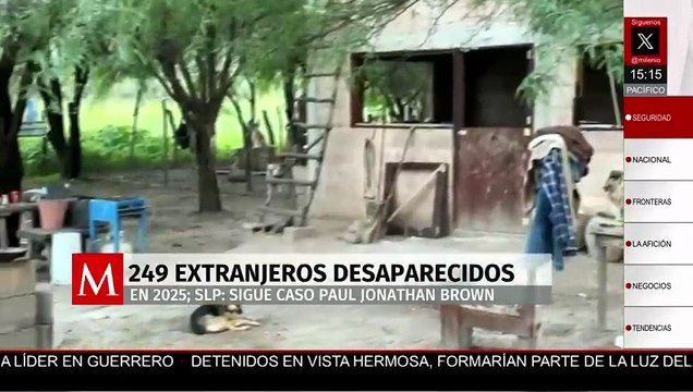 Se reportan 249 extranjeros desaparecidos en México durante el 2025; un caso reciente es de SLP