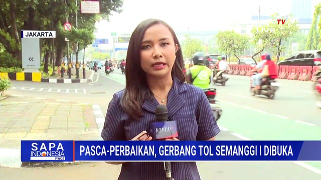 Jasamarga Kembali Buka Gerbang Tol Semanggi 1 Secara Parsial | SAPA PAGI