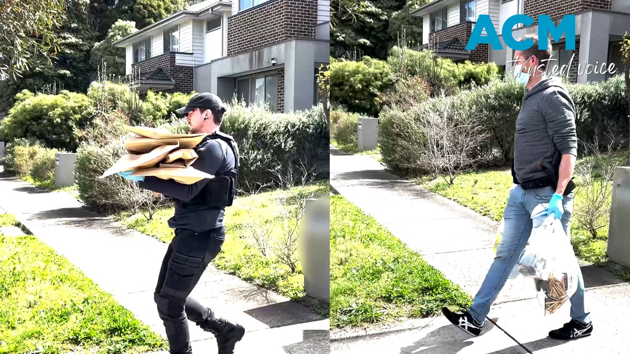 Massive gun cache uncovered during Glen Waverley raid