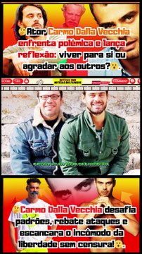 Que #babado forte!😲Que #babado forte!😲#CarmoDallaVecchia reage sem medo e transforma críticas em debate sobre padrões!.Notícias 100 notícias dos Famosos