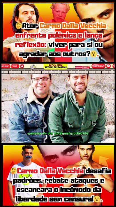 Que #babado forte!😲Que #babado forte!😲#CarmoDallaVecchia reage sem medo e transforma críticas em debate sobre padrões!.Notícias 100 notícias dos Famosos