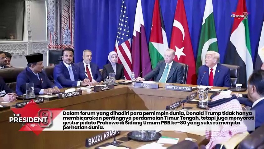 Momen Trump Puji Gestur Prabowo yang Entakkan Mimbar PBB Hebat!