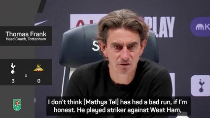 Frank confident in Tel despite no goals again