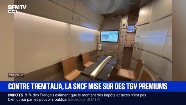 Pour contrer Trenitalia, la SNCF mise sur des places de TGV premiums