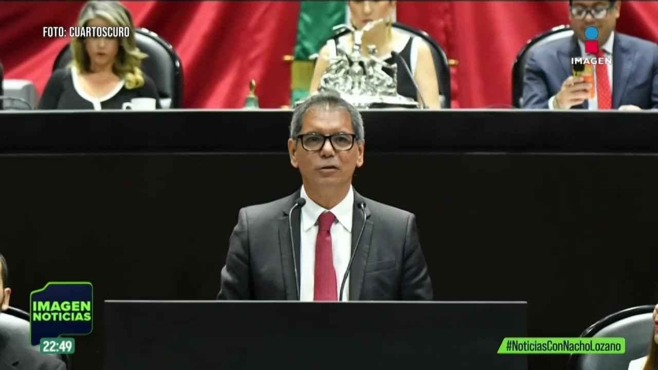 Edgar Amador comparece ante el pleno de la Cámara de Diputados