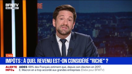 BFM éco : Impôts, à quel revenu est-on considéré "riche" ? - 25/09