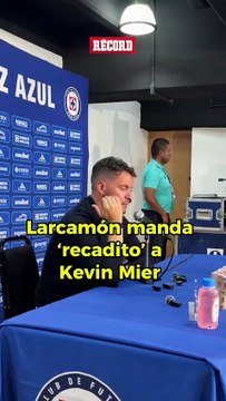 “Él está consciente que ha fallado” Larcamón habla sobre el error de Kevin Mier ante Querétaro.