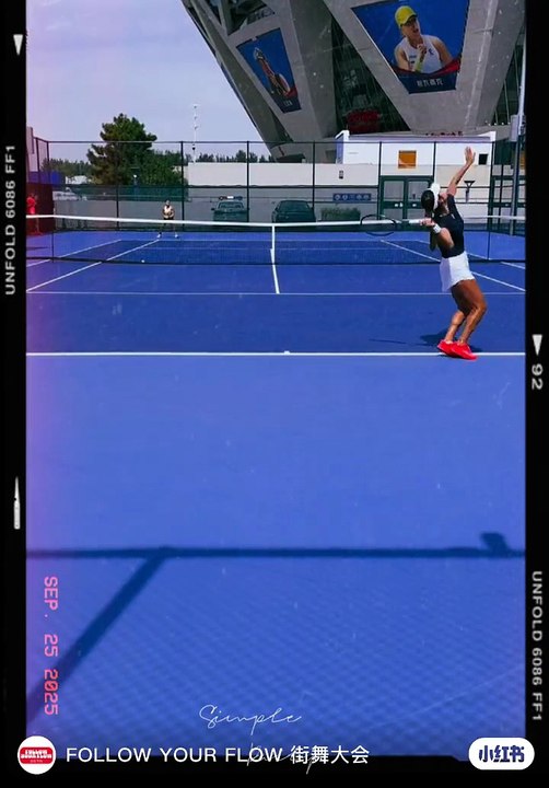 Emma practicing in Beijing
