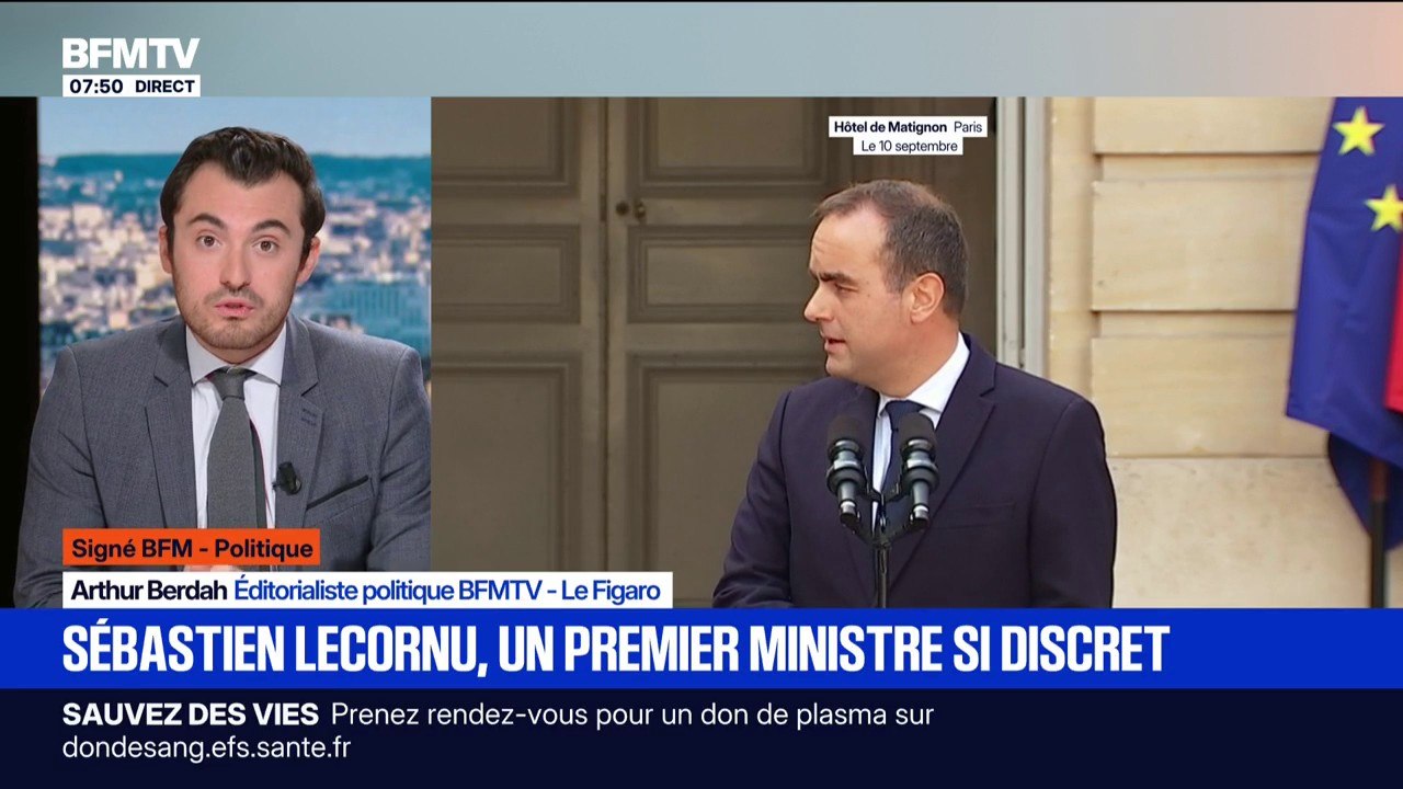 SIGNÉ BFM - Méthode Lecornu: "L'approche tout e...