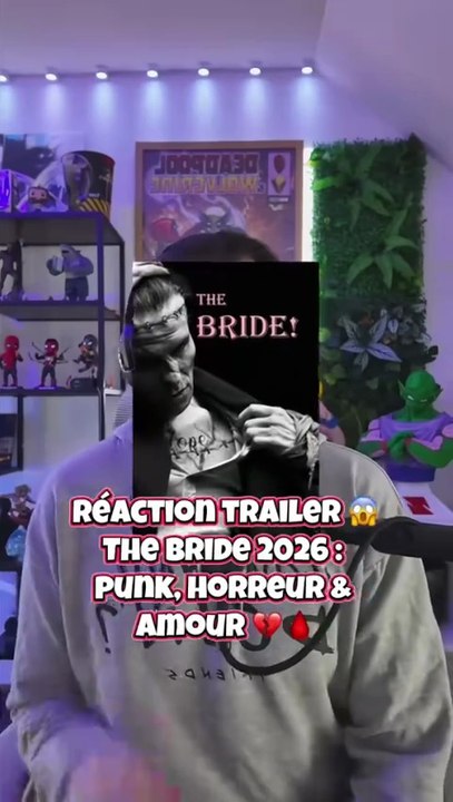 Réaction choc au trailer de The Bride 😱🔥Christian Bale en Frankenstein radical 🧟‍♂️
