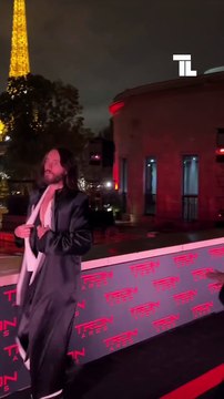 Jared Leto à Paris pour la promo du film TRON : ARES Au cinéma le 8 octobre #tronares #jaredleto @jaredleto @disneyfr