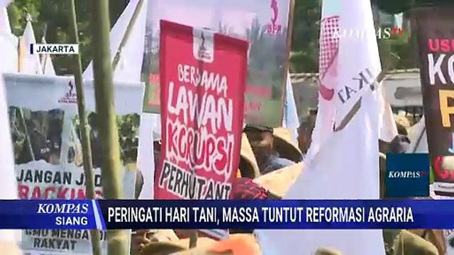 Audiensi dengan DPR, Petani Keluhkan Sengketa Lahan dan Ancaman Penggusuran | KOMPAS SIANG