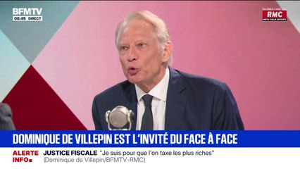 Avantages des anciens Premiers ministres: "Les chiffres qui sont sortis dans la presse ne correspondent pas à la réalité", assure Dominique de Villepin
