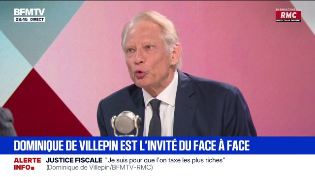 Avantages des anciens Premiers ministres: Les chiffres qui sont sortis dans la presse ne correspondent pas à la réalité , assure Dominique de Villepin