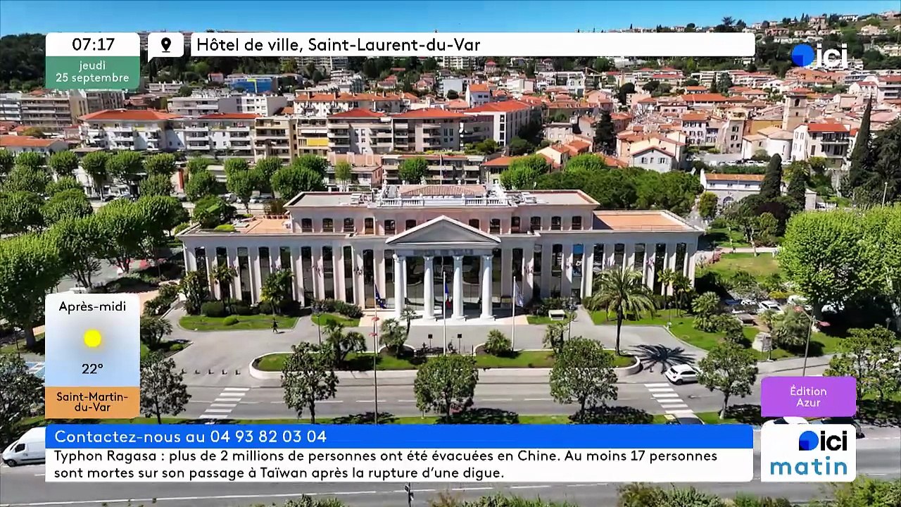 25/09/2025 - ici matin par ici Azur en vidéo