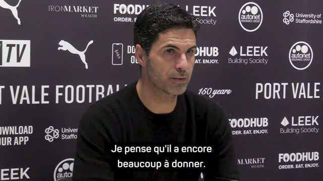 Arsenal - Arteta : "Eze a a encore beaucoup à donner"