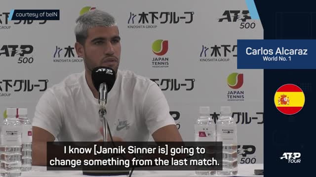 Alcaraz expecting a new and improved Sinner