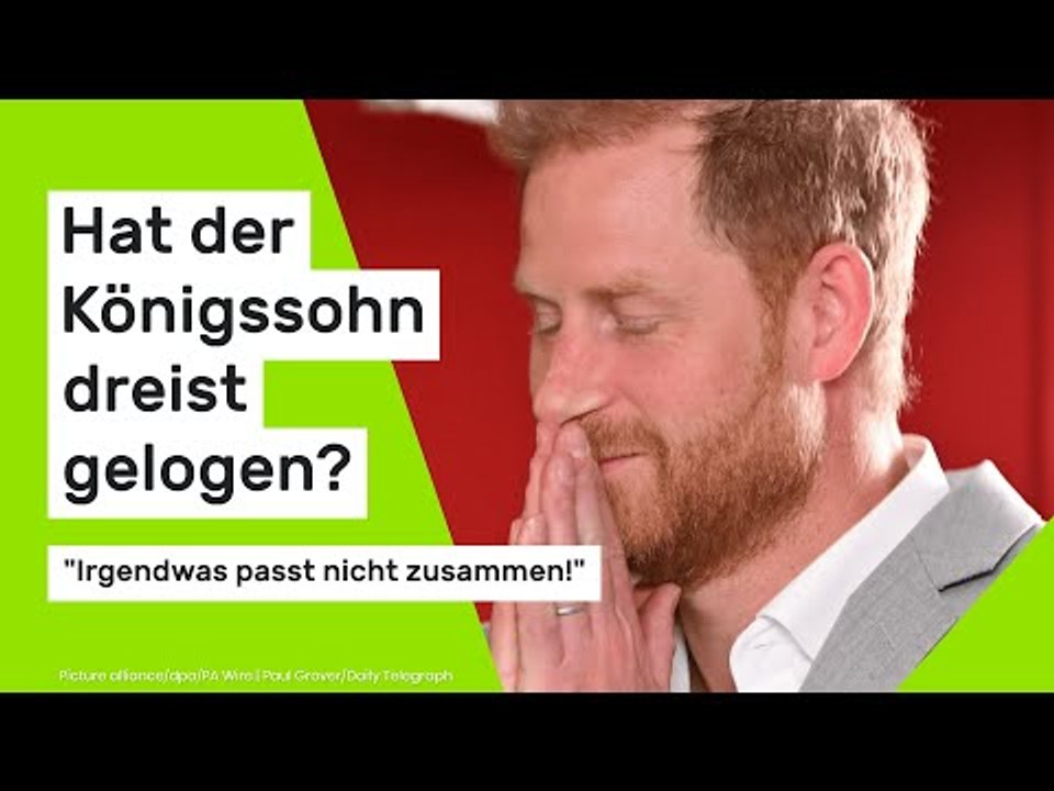 Prinz Harry: 'Irgendwas passt nicht zusammen!' Hat der Königssohn dreist gelogen?